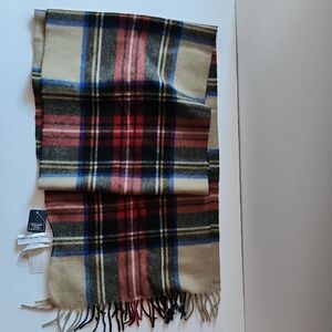 Abercrombie & Fitch Multicolor Plaid Scarf, NWT
